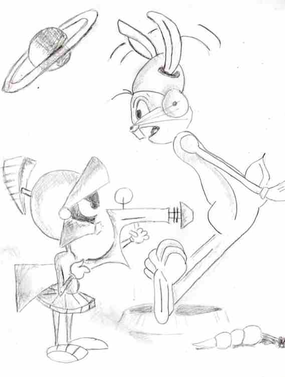 11_09_12 Bugs Bunny and Marvin the Martina